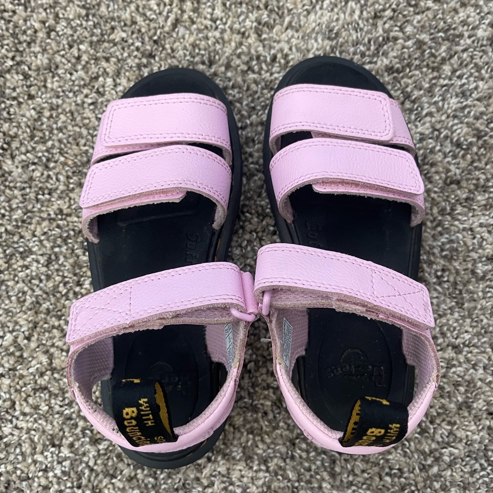 Dr. Martens Pink Kids Sandals - Picture 2 of 8